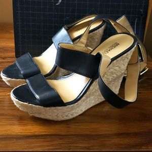 Michael Kors Black Wedges